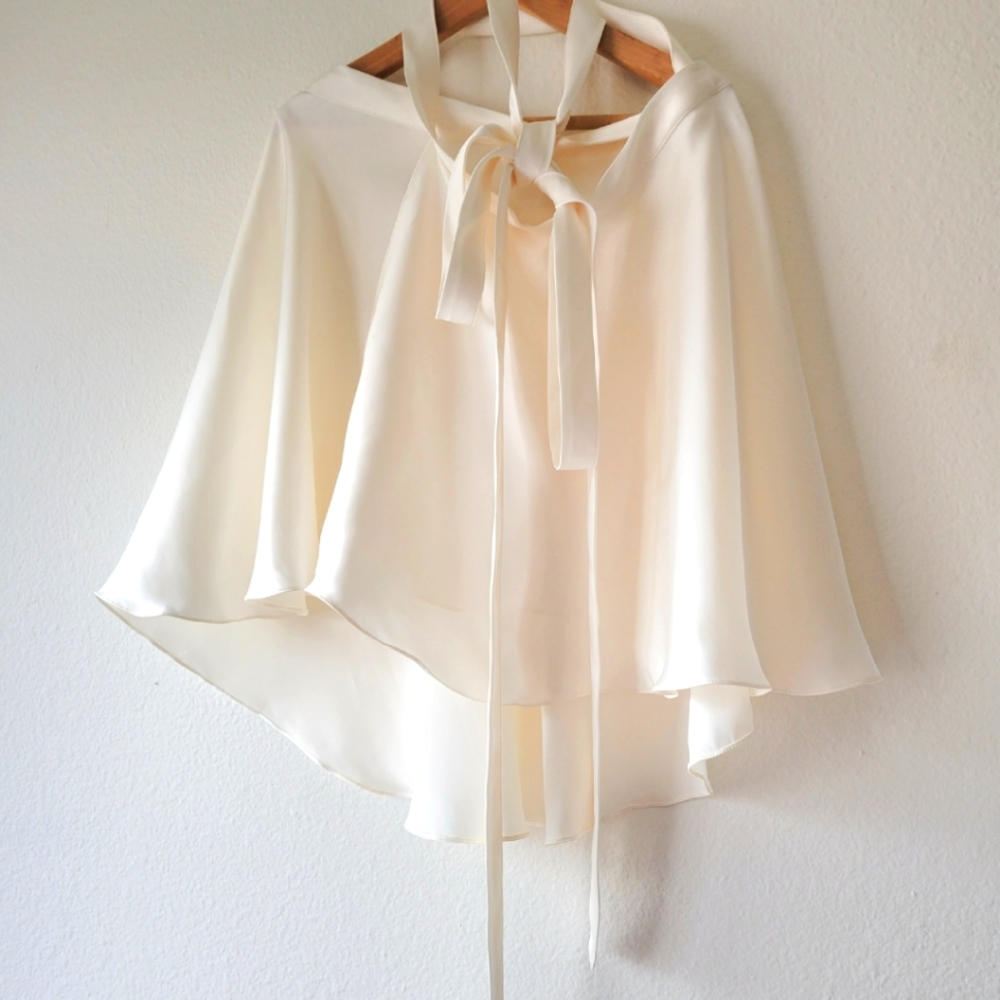 Orseund Iris Ballerina Wrap Skirt in Ivory size M